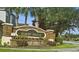 Up close view of the Darby Pointe neighborhood sign at 14963 Braywood Trl, Orlando, FL 32824