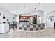Beautiful kitchen with an island, stainless steel appliances, and a breakfast table at 199 Maple Dr, Kissimmee, FL 34759