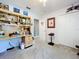 Bright home office space featuring a built-in desk and organized shelving at 1930 Knollcrest Dr, Clermont, FL 34711