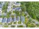 Aerial view of the neighborhood, close to a recreational area at 212 Ficus St, Celebration, FL 34747