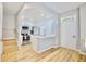 Modern kitchen with stainless steel appliances and breakfast bar at 2611 Gala N Rd # 101, Kissimmee, FL 34746