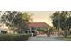 Community entrance showcasing a tiled roof and well-maintained landscaping, inviting residents and guests at 2615 Autumn Green Dr, Orlando, FL 32822