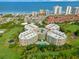 Stunning aerial view of a condo community by the ocean and river at 4 Oceans West Blvd # 301B, Daytona Beach Shores, FL 32118