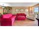 Welcoming living room features comfortable seating, wood floors, and stylish decor at 4 Oceans West Blvd # 301B, Daytona Beach Shores, FL 32118