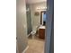 Cozy bathroom with updated vanity, a tiled shower, and natural lighting at 4328 S Kirkman Rd # 1, Orlando, FL 32811