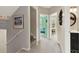 Upstairs hallway leading to colorful bedrooms and bathrooms with nice décor at 541 Campus St, Celebration, FL 34747