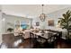 Well-lit living and dining space featuring comfortable seating and a modern dining set at 541 Campus St, Celebration, FL 34747