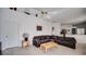 Comfortable living room with vaulted ceilings, stylish decor, and an open layout at 624 Montana Ave, Davenport, FL 33897
