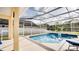 Gorgeous in-ground pool with screen enclosure at 624 Montana Ave, Davenport, FL 33897