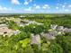 Breathtaking aerial view showcases a community with lush trees, highlighting the neighborhood's proximity to the lake at 6886 Sundrop St, Harmony, FL 34773