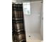 Bright shower stall with window and patterned shower curtain at 715 Honeysuckle Ave, Celebration, FL 34747