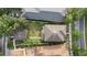 Aerial view of the property showcasing the home, large yard, and surrounding neighborhood at 14314 Pleach St, Winter Garden, FL 34787