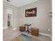 Bonus room with view of the entry to the bathroom and a bonus shelf at 1000 Blackwolf Run Rd, Davenport, FL 33896