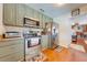 Well-organized kitchen with stainless steel appliances, tile backsplash, and ample storage space at 1594 Frances St, Kissimmee, FL 34744