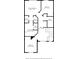 Second-floor floor plan with dimensions for bedrooms, walk-in closets and baths at 1809 Portofino Meadows Blvd, Orlando, FL 32824