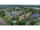 Exterior view of waterfront community with waterway access and boat docks at 2662 Emerald Lake Ct, Kissimmee, FL 34744