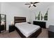 Cozy main bedroom with modern decor featuring bright walls and a large window at 3344 Corona Village Way # 207, Orlando, FL 32835
