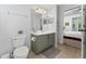 Well-maintained bathroom with neutral finishes and tile floors at 3344 Corona Village Way # 207, Orlando, FL 32835