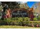 Entrance sign to The Hamptons at Metro West at 3344 Corona Village Way # 207, Orlando, FL 32835