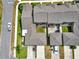 An aerial view shows a well-kept lawn, patio seating, and a peaceful retreat for outdoor relaxation at 4909 Terrapin Blvd, St Cloud, FL 34771