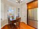 Charming breakfast nook with bright windows and a cozy dining set at 650 Campus St # 309, Celebration, FL 34747