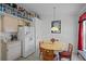 Quaint eat-in kitchen with ample natural light, featuring a breakfast nook and modern appliances, ideal for casual dining at 829 Clear Creek Cir, Clermont, FL 34714