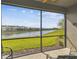 Enjoy picturesque water views from this screened lanai, ideal for relaxation and outdoor living at 1014 Umbria Dr, Kissimmee, FL 34759