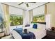 Bright bedroom featuring natural lighting, large windows and modern decor at 1104 E Anderson St, Orlando, FL 32801