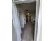 Hallway with neutral carpeting and white doors, connecting various areas of the house at 16043 Scarpetta St, Winter Garden, FL 34787