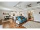 Open concept living space with updated kitchen, living room, and dining area at 249 Bella Cortina Dr, Kissimmee, FL 34759