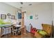 Multi-purpose room with hardwood floors; perfect for crafts or hobby space at 249 Bella Cortina Dr, Kissimmee, FL 34759