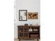 Entryway featuring decorative storage cabinet with mesh doors, map and memo boards at 308 Yellow Snapdragon Dr, Davenport, FL 33837