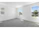 Bright bedroom with carpet and multiple windows showcasing outdoor views at 3765 Deer Ridge Dr, Mount Dora, FL 32757