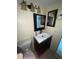 Chic bathroom with modern fixtures, including a sleek vanity and stylish lighting, offering a spa-like retreat at 781 W Lancaster Rd # B38, Orlando, FL 32809