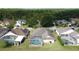Charming single-Gathering home featuring a screened-in pool and lush green surroundings at 925 Montana Ave, Davenport, FL 33897