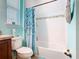 Bathroom with a shower and tub combination, perfect for relaxing after a long day at 105 Palazzo Ln, Kissimmee, FL 34759