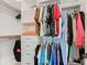Spacious closet with shelving and storage for organized clothing, shoes and accessories at 105 Palazzo Ln, Kissimmee, FL 34759