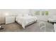 Well-lit bedroom showcasing neutral tones, carpet flooring, and coordinated decor at 12379 Turtle Grass Dr, Orlando, FL 32824