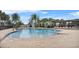 The community pool offers interactive water features and lounge chairs for resident enjoyment at 13282 Bromborough Dr, Orlando, FL 32832