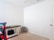 Spare bedroom with neutral carpet, a desk and chair, and a blank canvas for customization at 1379 Winter Gray Cir, Deltona, FL 32738