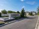 Community entrance sign at Courtland Park with manicured landscaping and welcoming entry features at 1379 Winter Gray Cir, Deltona, FL 32738