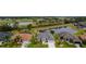 Aerial view showcasing the home's prime location with golf course and water views at 3256 Countryside View Dr, St Cloud, FL 34772