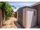 Storage shed provides extra space for your tools, outdoor equipment, and gardening supplies at 404 N Sundance Dr, Lake Mary, FL 32746