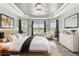 Beautiful main bedroom with neutral colors, ceiling fan, and large windows at 433 Via Abruzzi St, Kissimmee, FL 34759