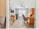 Bright and organized office space with desk and shelving at 433 Via Abruzzi St, Kissimmee, FL 34759