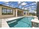 Private pool and covered lanai is perfect for entertaining or relaxing at 433 Via Abruzzi St, Kissimmee, FL 34759
