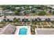 Aerial view showcasing the condo's proximity to the pool at 4722 Kilt Ct # 65, St Cloud, FL 34769