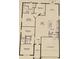 Detailed floor plan showcasing the layout of the home's bedrooms, bathrooms, and living spaces at 505 Peace Way, Poinciana, FL 34759