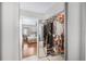 Spacious closet with mirrored doors and organized storage, enhancing the bedroom's functionality at 5077 Ernst Ct # 3, Orlando, FL 32819