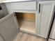 Kitchen cabinet detail showing cabinet and interior space at 511 Elbridge Pl, Kissimmee, FL 34758